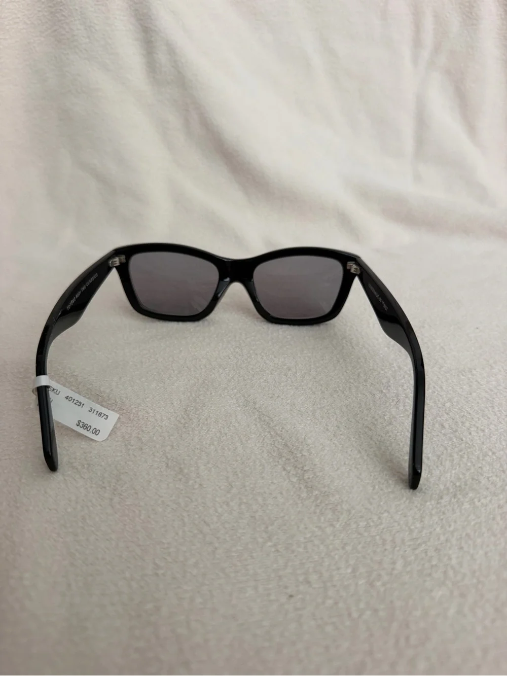TOTEME Black Classic Sunglasses